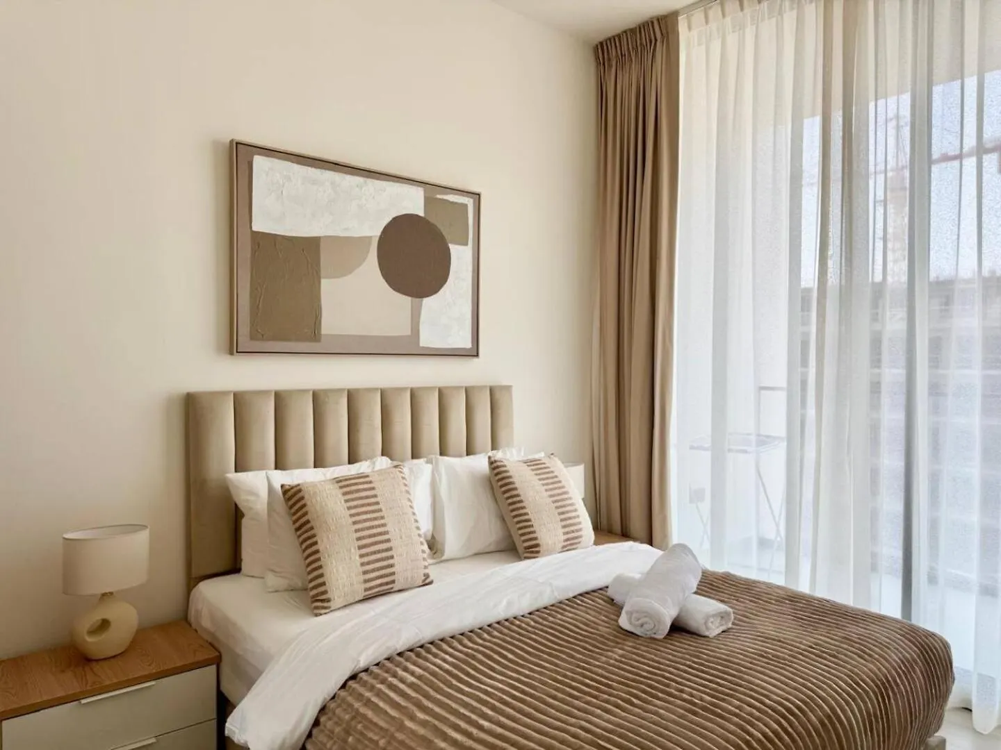 Apartment Modern 1-Bedroom Haven With Soothing Interiors Dubai United Arab Emirates